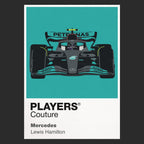 Mercedes Lewis Hamilton Formula 1 T-shirt – black view