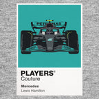 Mercedes Lewis Hamilton Formula 1 T-shirt – grey view