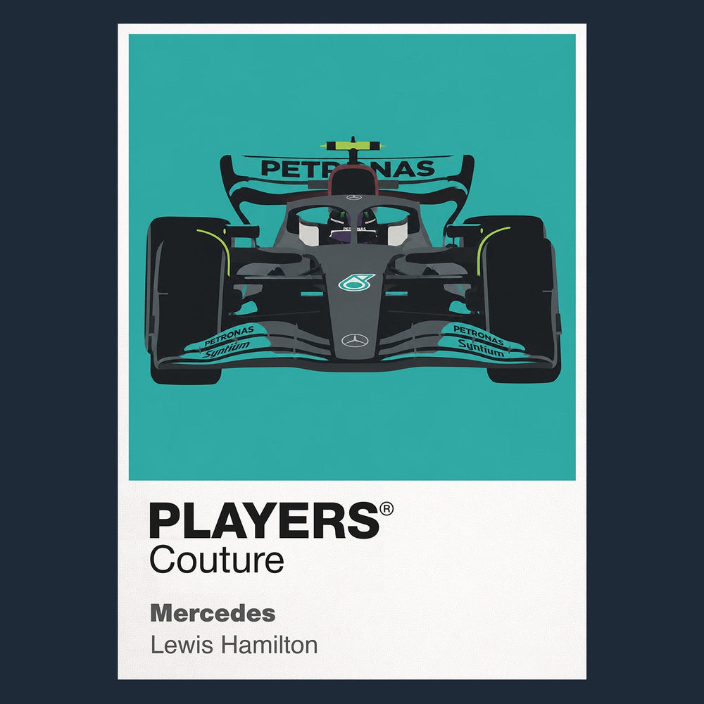Mercedes Lewis Hamilton Formula 1 hoodie – navy view