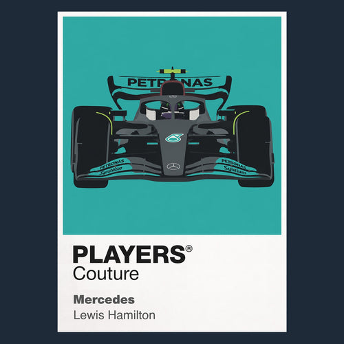 Mercedes Lewis Hamilton Formula 1 hoodie – navy view