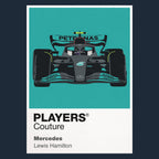 Mercedes Lewis Hamilton Formula 1 T-shirt – navy view