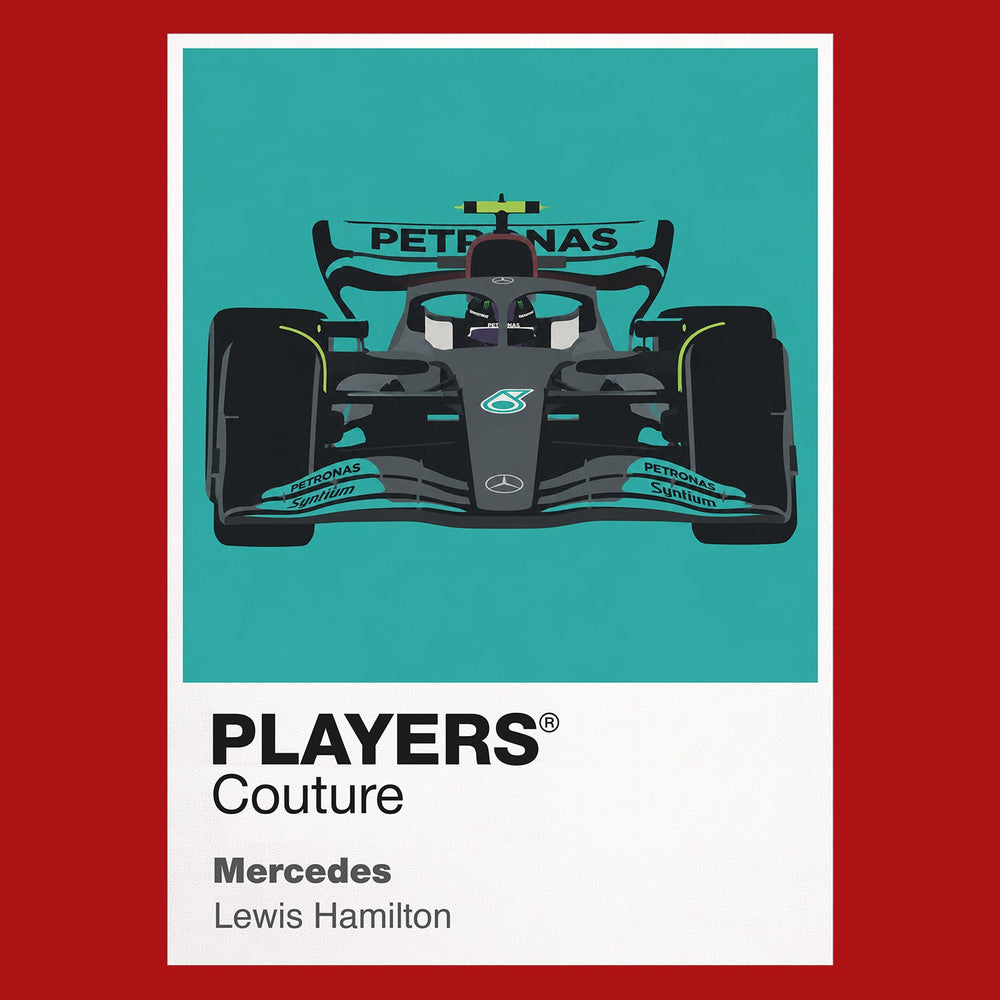 Mercedes Lewis Hamilton Formula 1 T-shirt – red view