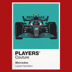 Mercedes Lewis Hamilton Formula 1 T-shirt – red view