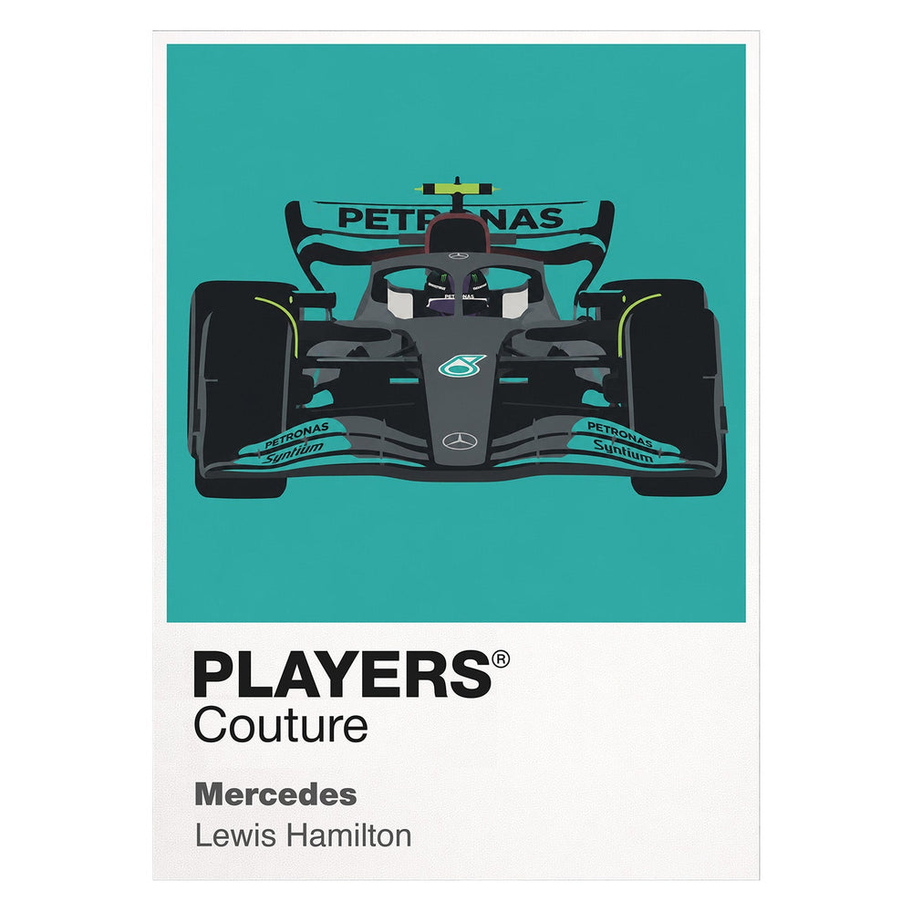 Mercedes Lewis Hamilton Formula 1 T-shirt – white view
