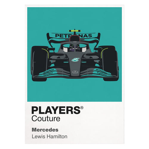 Mercedes Lewis Hamilton Formula 1 T-shirt – white view