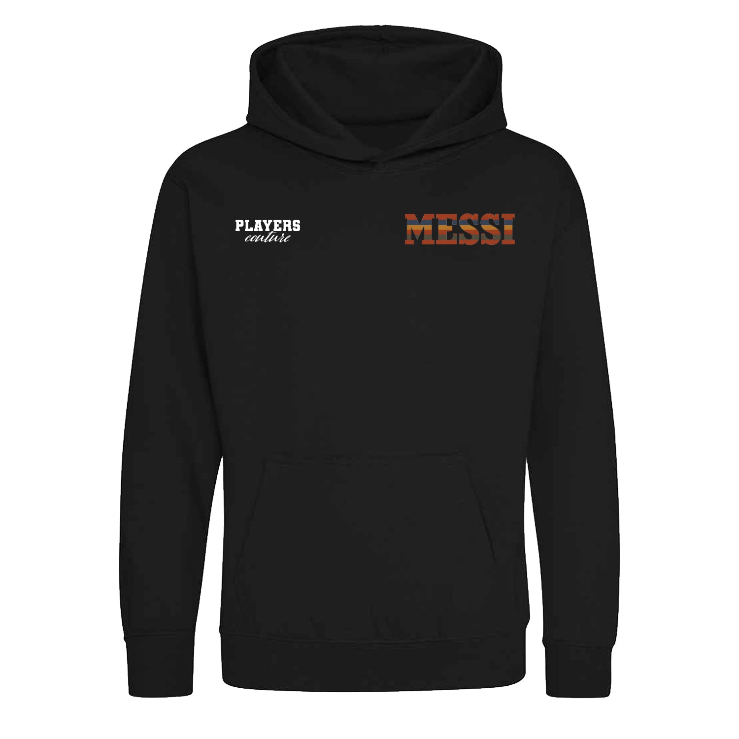 Lionel Messi Logo 1 Players Couture Kids Hoodie Black
