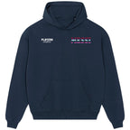 Lionel Messi Logo 2 Players Couture Men's Casual Hoodie Navy
