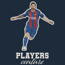 Lionel Messi Barcelona Badge Players Couture Men's Hoodie