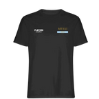 Lionel Messi Argentina Logo Players Couture Mens T-Shirt Black