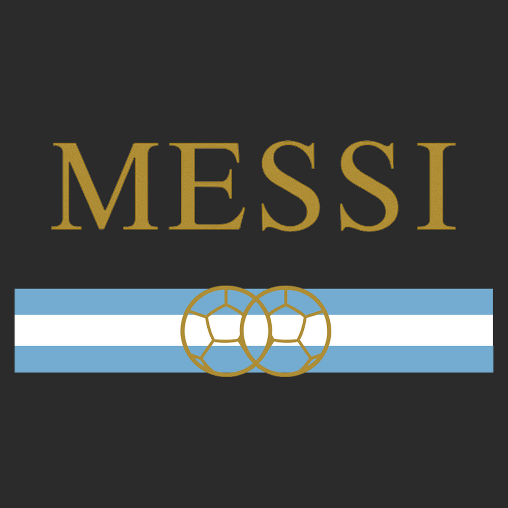 Lionel Messi Logo 3 Players Couture Kids Hoodie