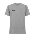 Lionel Messi Argentina Logo Players Couture Mens T-Shirt Gray