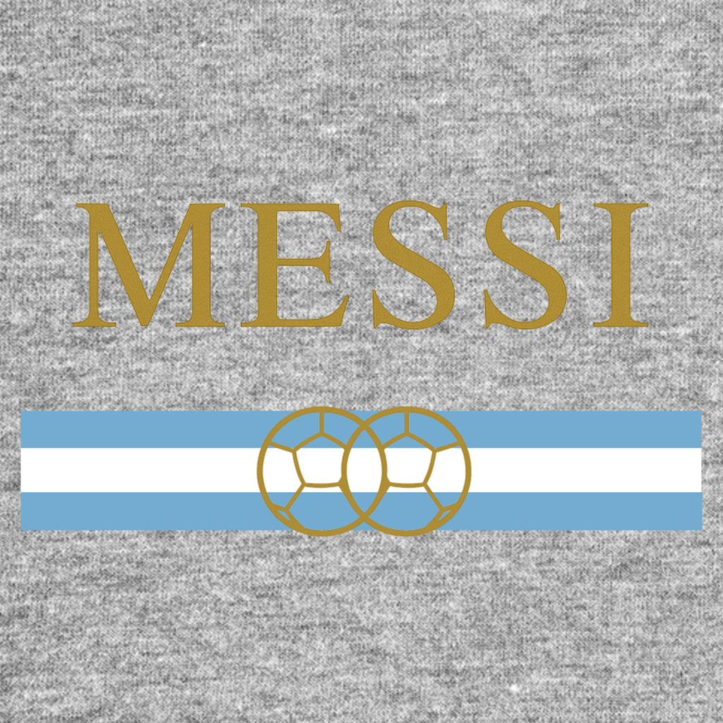Lionel Messi Argentina Logo Players Couture Mens T-Shirt