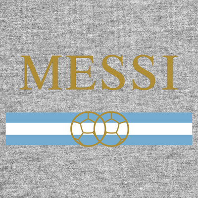 Lionel Messi Flag Logo Players Couture Kids T-Shirt