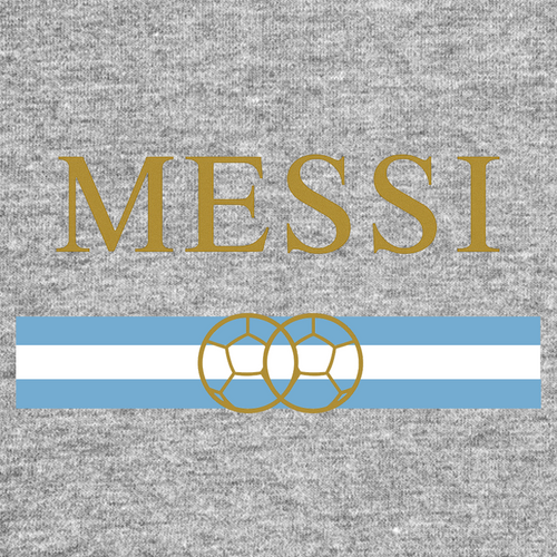 Lionel Messi Argentina Logo Players Couture Mens T-Shirt