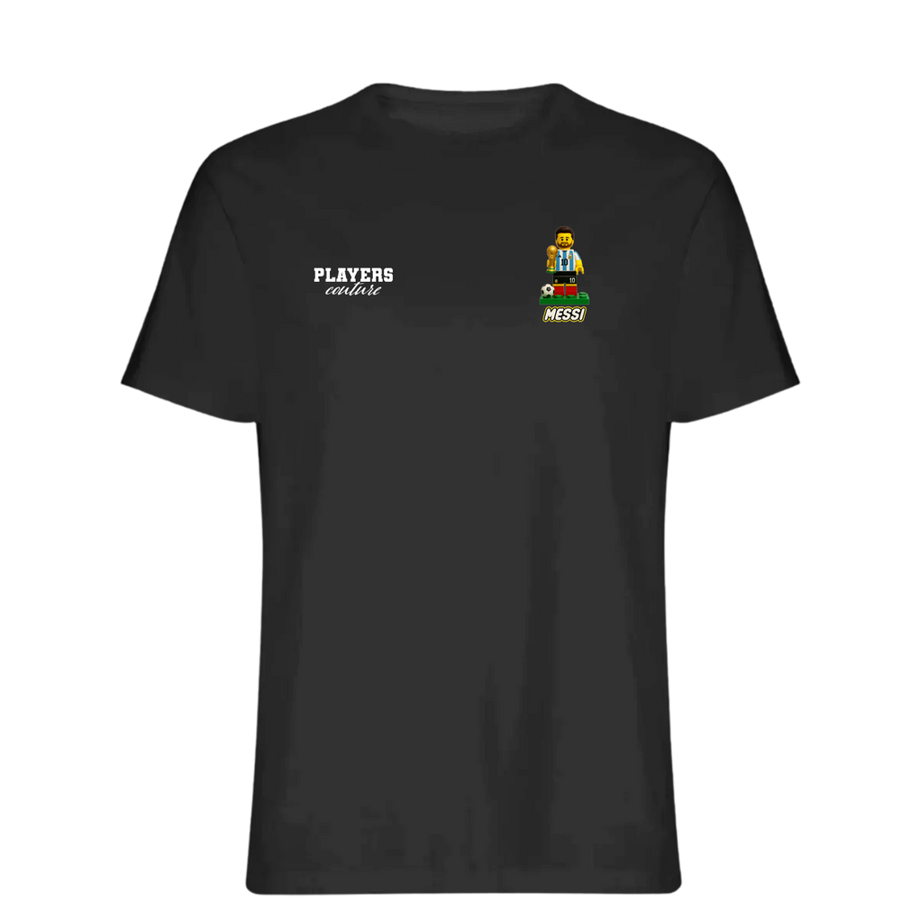 Lionel Messi Toy Logo Players Couture Mens T-Shirt Black