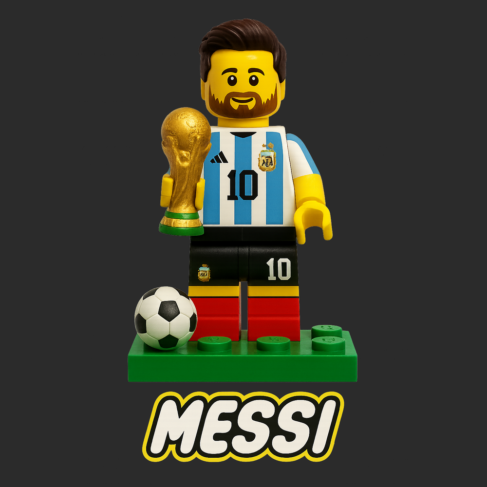 Lionel Messi Toy Logo Players Couture Mens T-Shirt