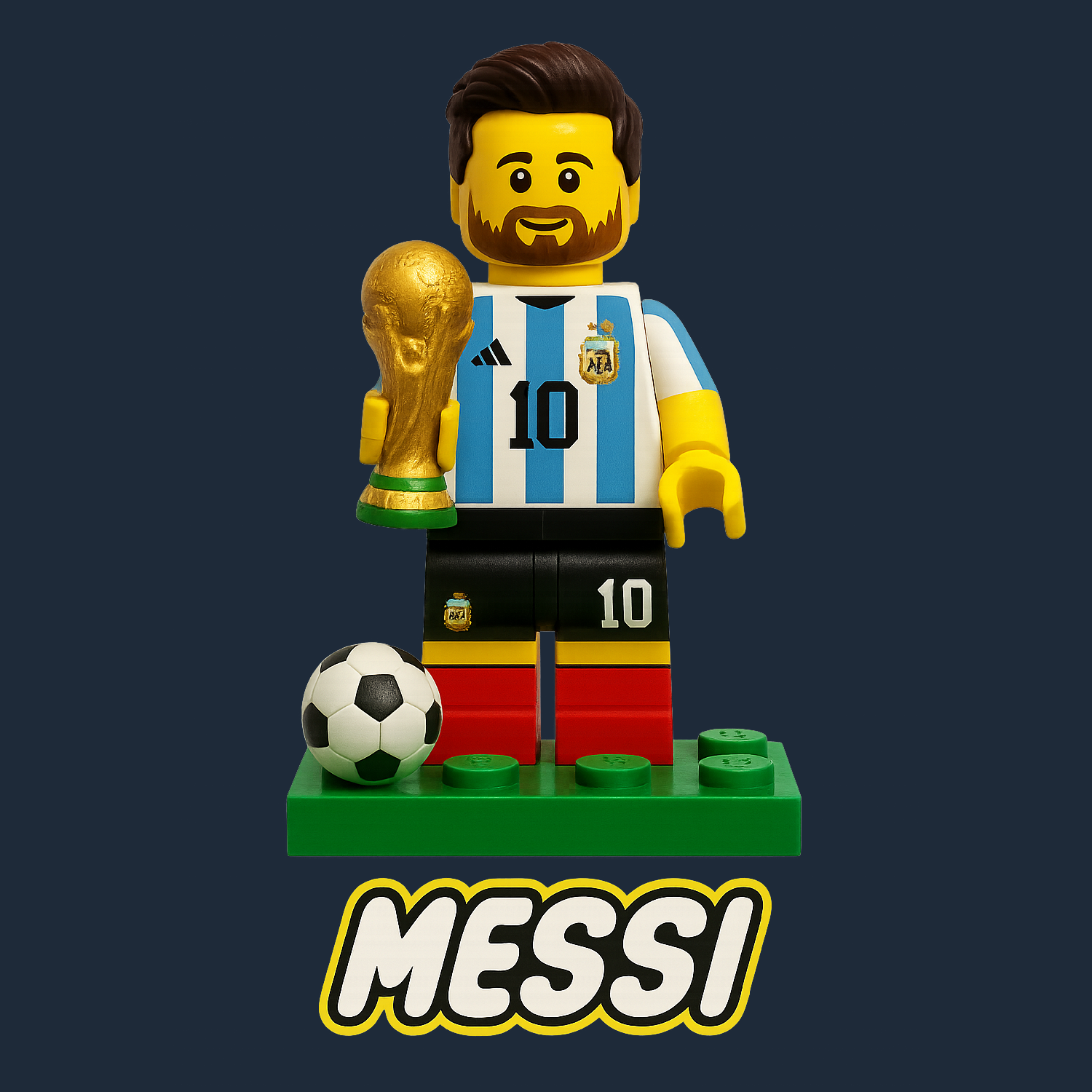 Lionel Messi Toy Logo Players Couture Mens T-Shirt