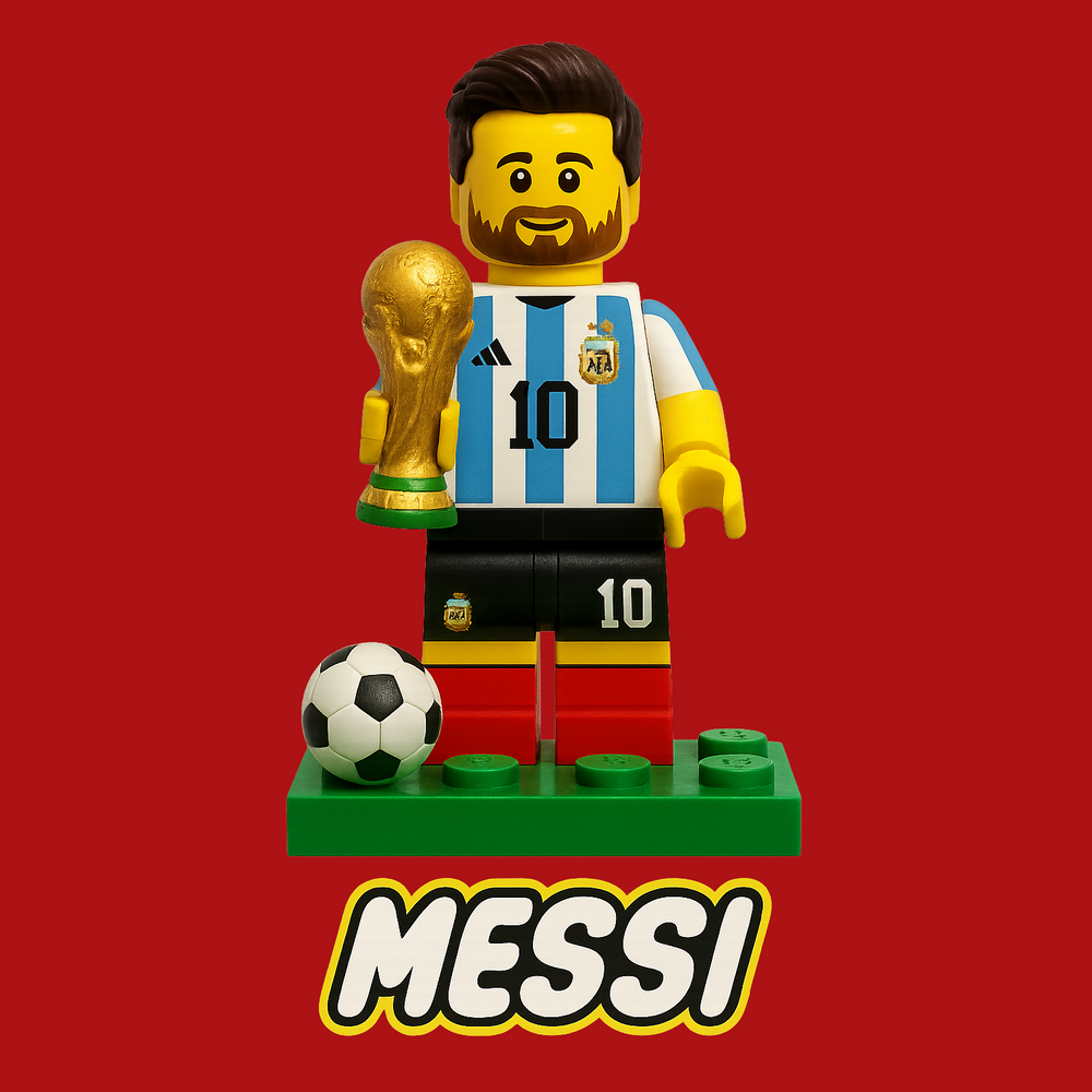 Lionel Messi Toy Logo Players Couture Mens T-Shirt
