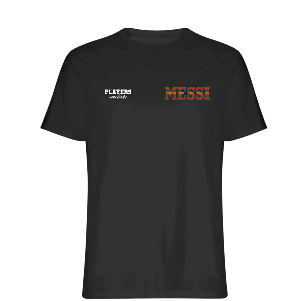 Lionel Messi Classic Logo Players Couture Mens T-Shirt Black