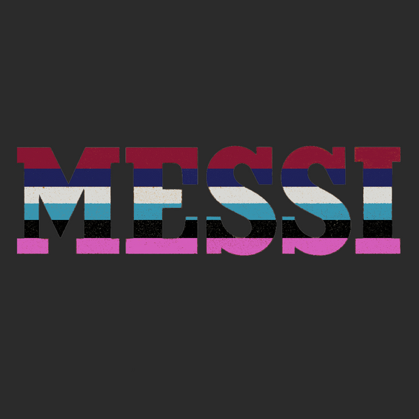 Lionel Messi Logo 2 Players Couture Kids Hoodie
