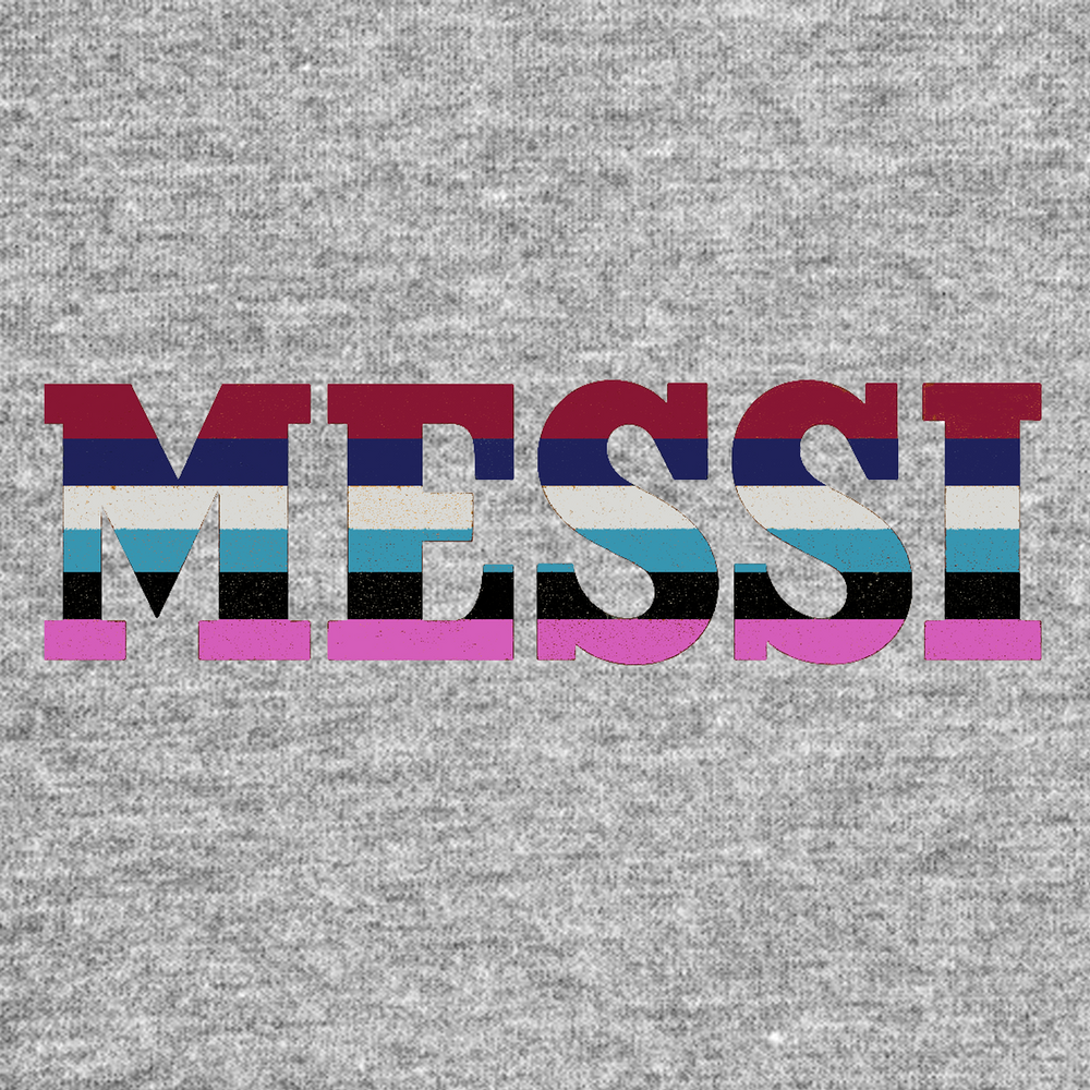 Lionel Messi Logo 2 Players Couture Men's Casual Hoodie