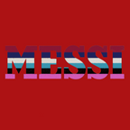 Lionel Messi Colours Logo Players Couture Mens T-Shirt