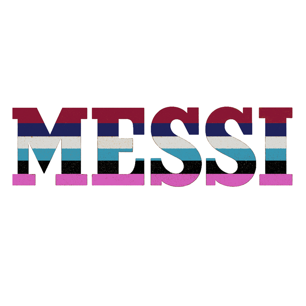 Lionel Messi Logo 2 Players Couture Men's Casual Hoodie