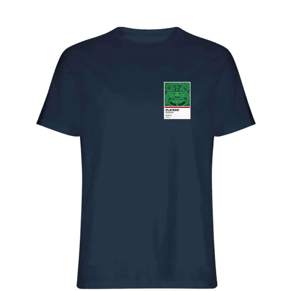 Mexico t-shirt – navy men's t-shirt featuring the Mexico Players Couture logo