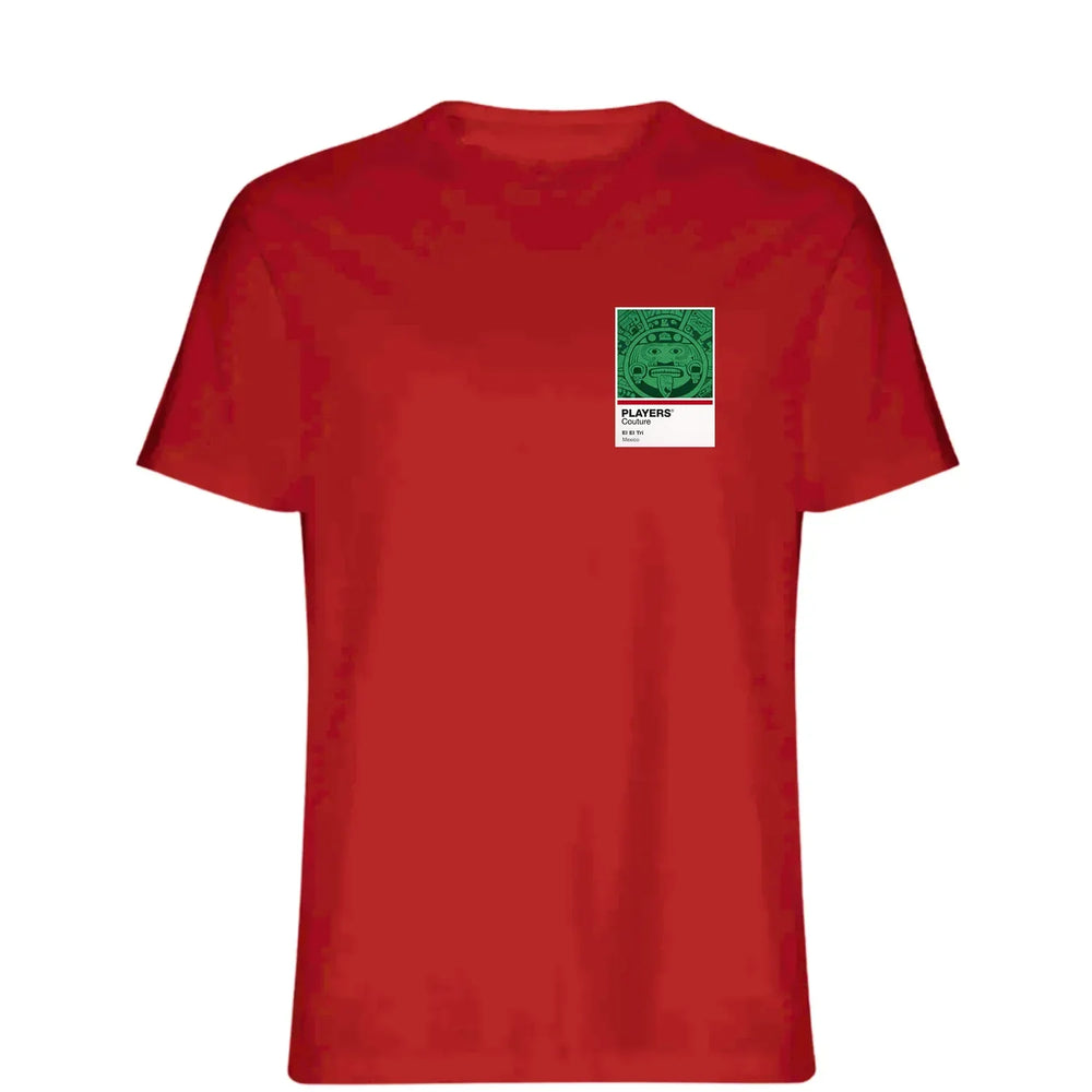 Mexico t-shirt – red men's t-shirt featuring the Mexico Players Couture logo