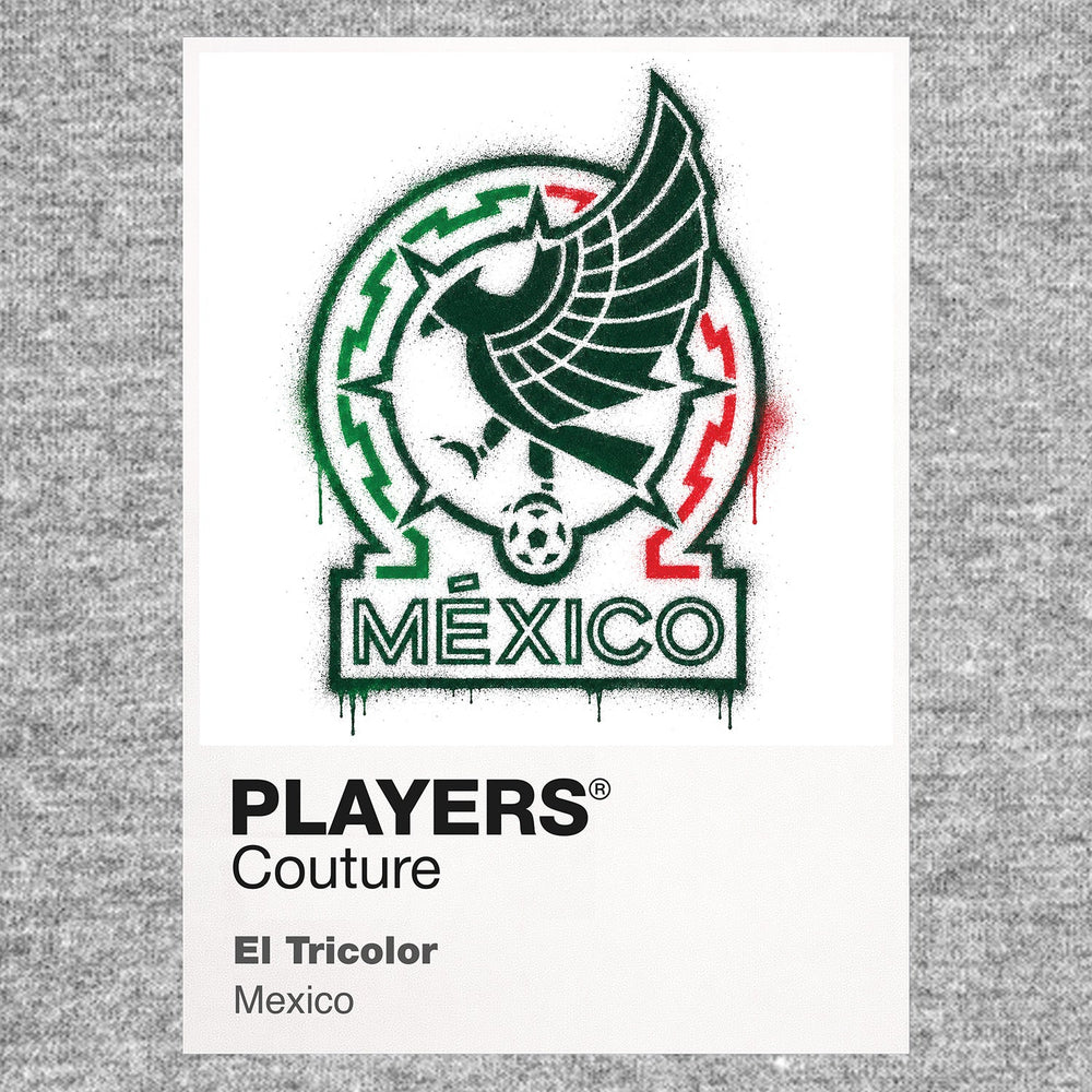 Mexico Logo Graffiti Frame Men's T-Shirt - mexico graffiti frame grey