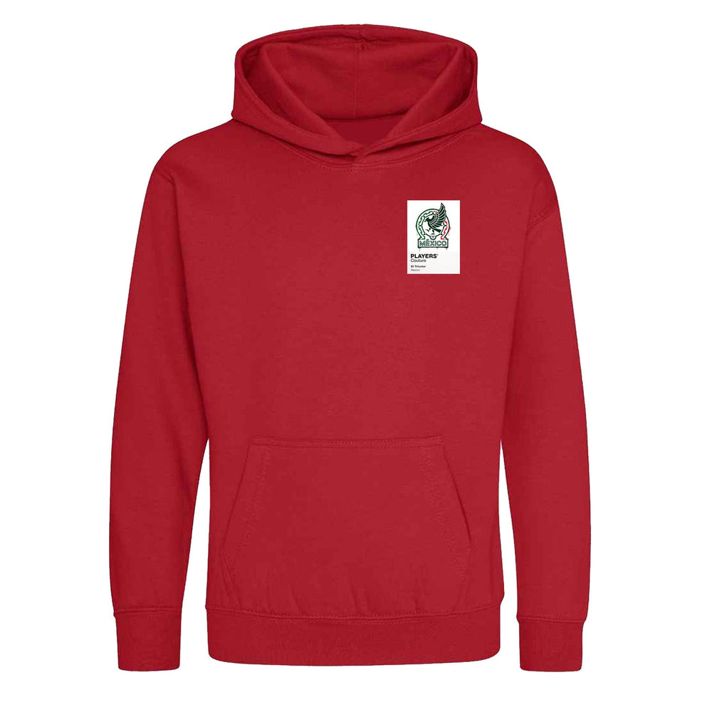 Mexico Graffiti Frame Kids Hoodie - mexico graffiti frame kids red hoodie