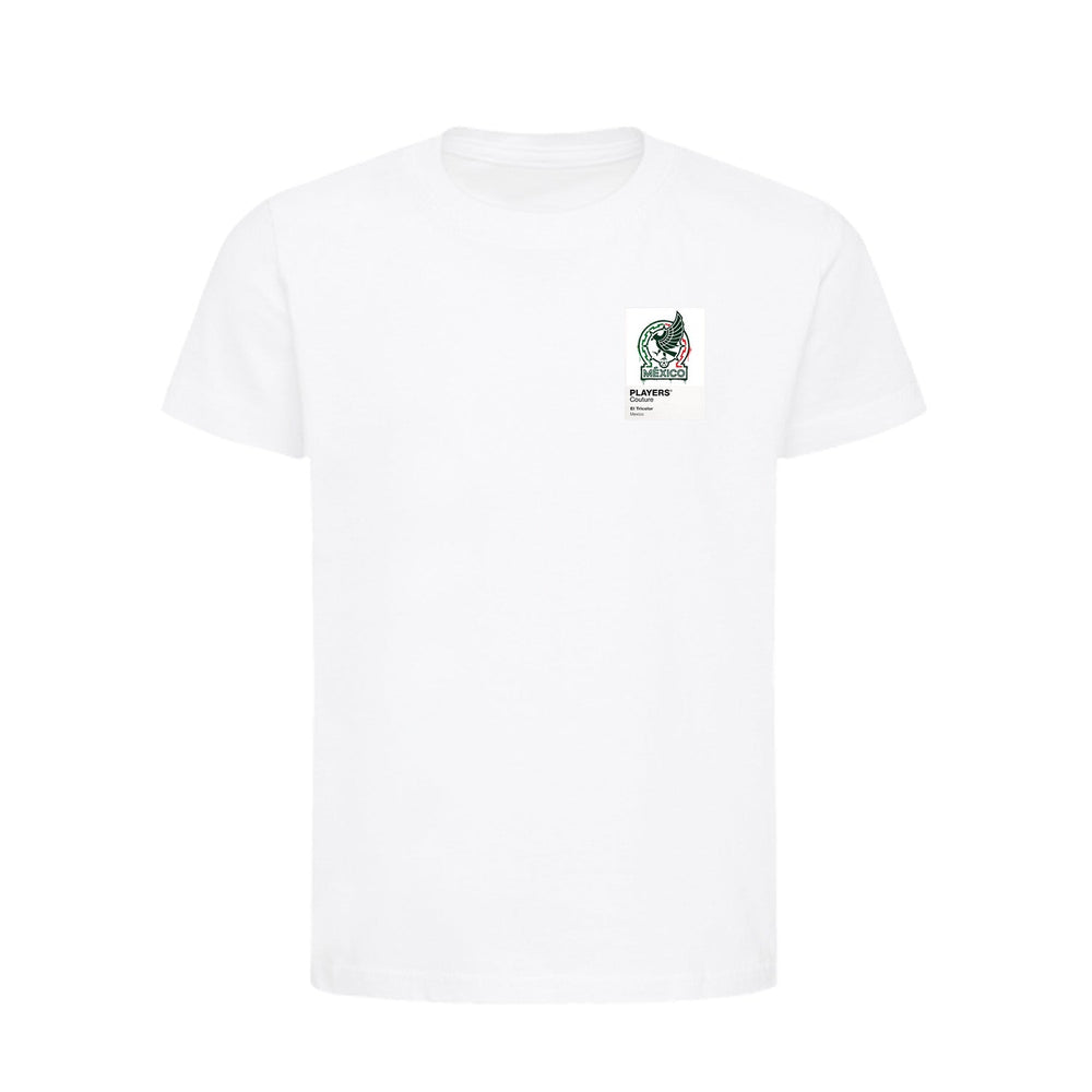 Mexico Logo Graffiti Frame Kids T-Shirt - mexico graffiti frame kids white tshirt