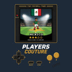 Mexico World Cup 8-Bit Men's Hoodie retro gaming football design by Players Couture