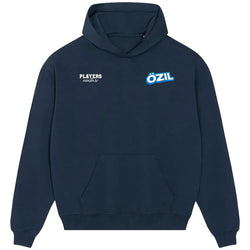 Mezut Ozil hoodie – navy men's hoodie featuring the Mezut Ozil Players Couture logo