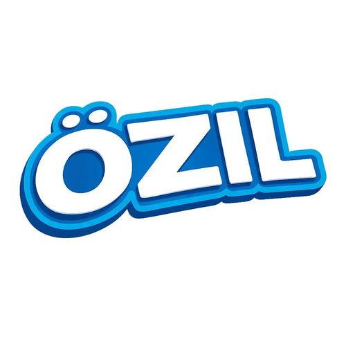 Mezut Ozil Logo Men's Hoodie – white close-up detail shot of the Mezut Ozil Players Couture logo design