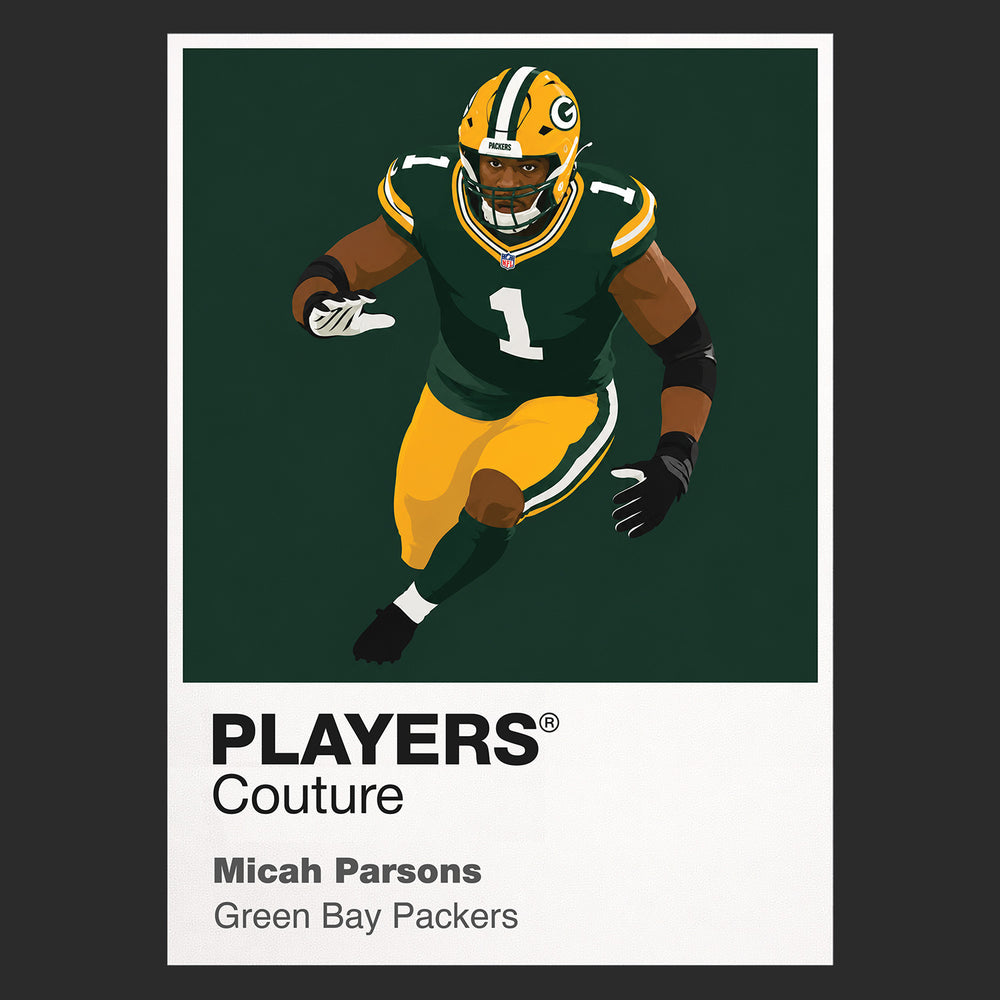 Micah Parsons Packers American Football Icon Frame Men's Hoodie