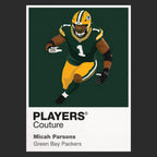 Micah Parsons Packers American Football Icon Frame Men's Hoodie