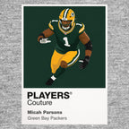 Micah Parsons Packers American Football Icon Frame Men's Hoodie