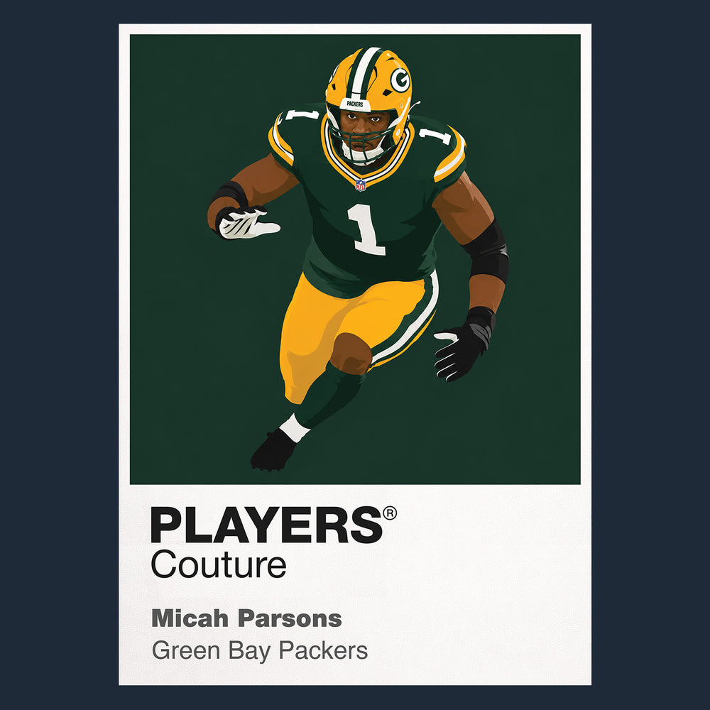 Micah Parsons Packers American Football Icon Frame Men's Hoodie