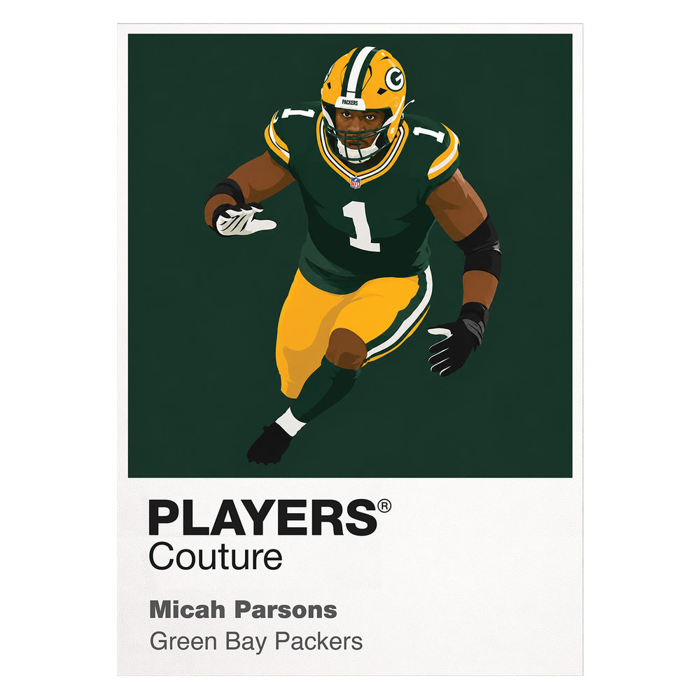 Micah Parsons Packers American Football Icon Frame Men's Hoodie