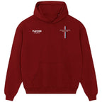 Micah Richards hoodie – red men's hoodie featuring the Micah Richards Players Couture logo