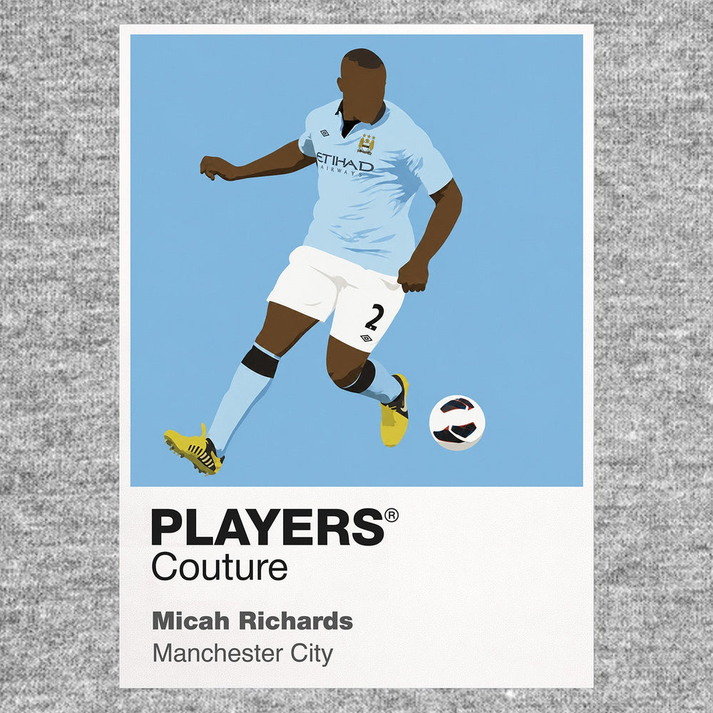 Micah Richards Man City Men's Hoodie - Grey