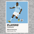 Micah Richards Man City Men's Hoodie - Grey