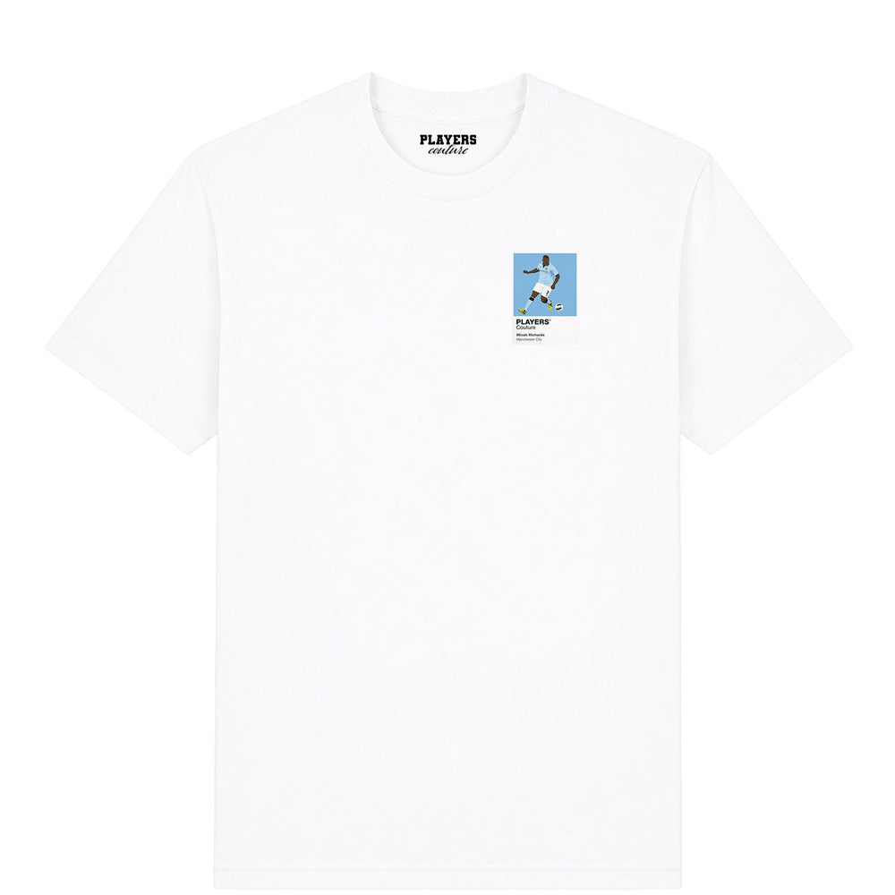 Micah Richards Man City Men's T-Shirt - White