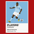 Micah Richards Man City Men's Hoodie - Red