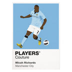 Micah Richards Man City Men's T-Shirt - White
