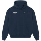 Michael Carrick hoodie – navy men's hoodie featuring the Michael Carrick Players Couture logo