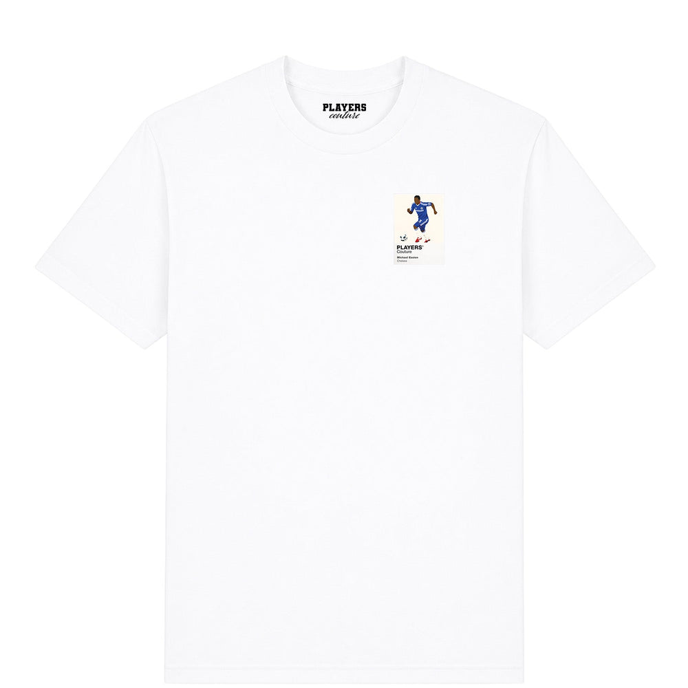Michael Essien Chelsea Icon Frame Men's T-Shirt – white