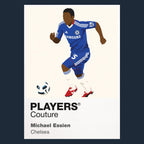 Michael Essien Chelsea navy Icon Frame artwork detail
