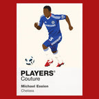 Michael Essien Chelsea red Icon Frame artwork detail